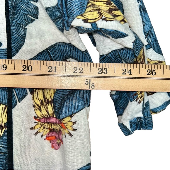 Desmond & Dempsey x H&M Blue Patterned Dress Medium - Picture 6 of 6